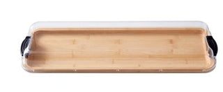 Kamenstein Build-A-Board Divided, Stained Bamboo, 7 x 22-in