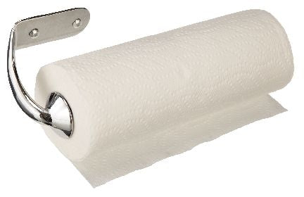 Kamenstein Stainless Steel Under Cabinet/Wall Mount Paper Towel Holder with Extension Arm & Mounting Hardware