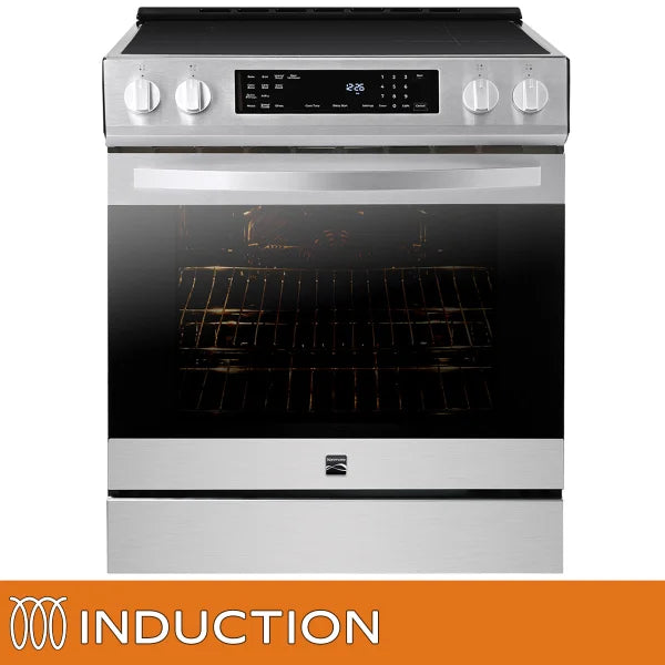 Kenmore 30 in. 5 cu ft. Stainless Steel Digital Control Induction Range with True Convection and Air Fry product image 1