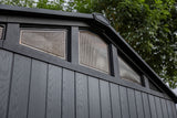 Keter Apex Resin 2-Door Outdoor Storage Shed with Full Length Skylight, Grey, 10-ft x 11.5-ft image 5