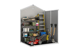 Keter Manor Resin Outdoor Storage Shed with Fixed Window, Grey, 6-ft x 5-ft image 2