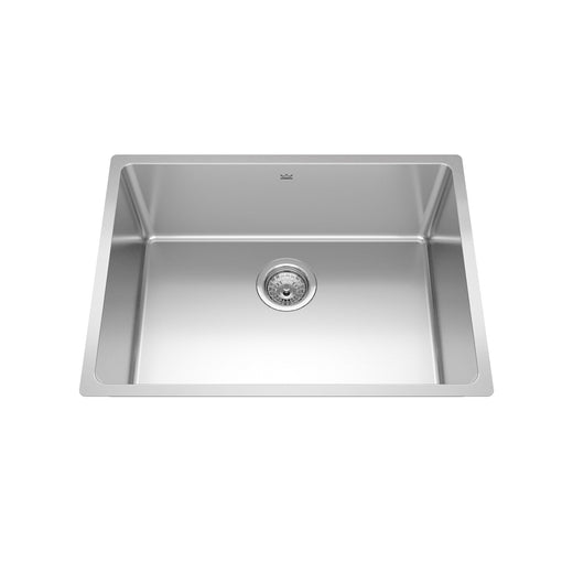 Kindred Brookmore Undermount Single Bowl Kitchen Sink, 24.6-in x 18.1-in x 9-in, Stainless Steel