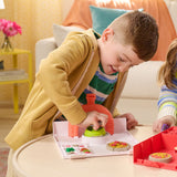 Kinetic Sand 4-Colour SquishPizza Set with Rising Action image 4