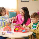 Kinetic Sand 4-Colour SquishPizza Set with Rising Action image 5