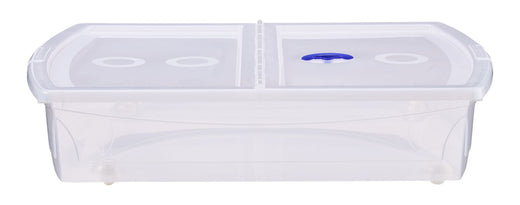 KIS Shallow Under-the-Bed Storage Tote with Wheels