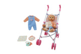 Kisses & Cuddles 12-in Baby Doll with Stroller and Accessories Set image 2