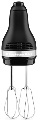 Kitchen Aid Compact 5-Speed Hand Mixer with Stainless Steel Accessories, Black image 2