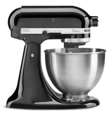 KitchenAid 4.5 Quart Classic Series Tilt-Head Stand Mixer, Onyx Black