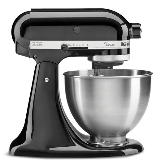KitchenAid 4.5 Quart Classic Series Tilt-Head Stand Mixer, Onyx Black