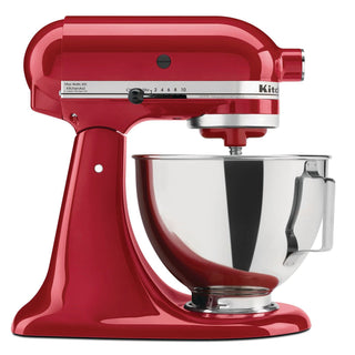 KitchenAid 4.5 Quart Tilt-Head Stand Mixer with 10 Speeds, Empire Red