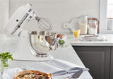 KitchenAid Artisan Series 5-Quart Tilt-Head Stand Mixer, White image 5