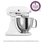 KitchenAid Artisan Series 5-Quart Tilt-Head Stand Mixer, White image 8