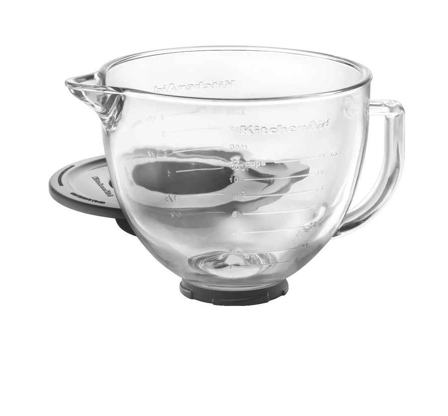 KitchenAid Artisan Tilt-Head Stand Mixer Bowl with Measurement Markings & Lid, 5qt