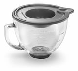 KitchenAid Artisan Tilt-Head Stand Mixer Bowl with Measurement Markings & Lid, 5qt image 3