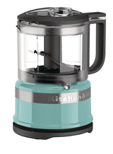 KitchenAid Compact 3.5 Cup Food Chopper/Mini Food Processor with Dishwasher Safe Parts, Aqua Sky