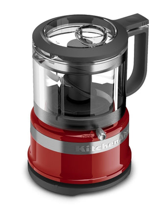 KitchenAid Compact 3.5 Cup Food Chopper/Mini Food Processor with Dishwasher Safe Parts, Empire Red