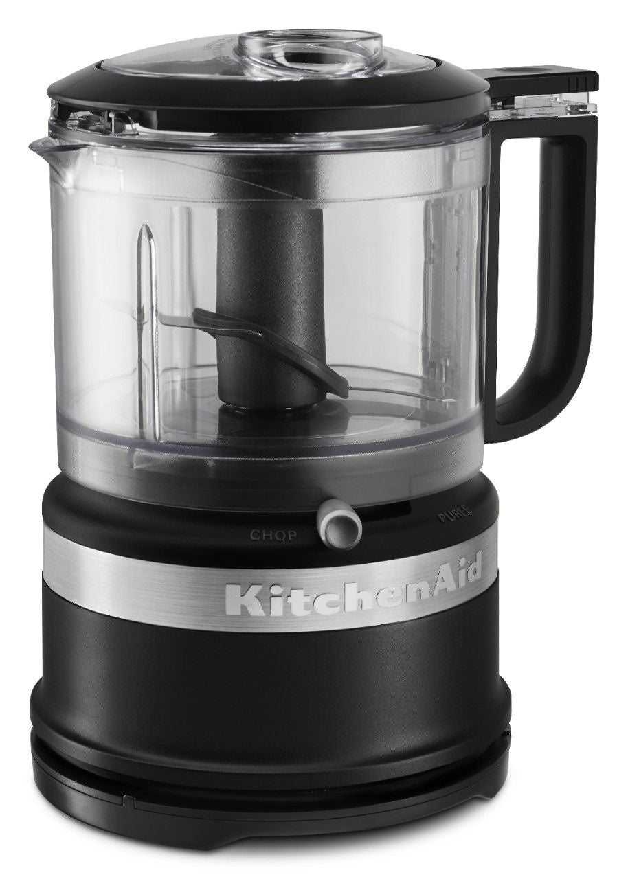 KitchenAid Compact Food Chopper with Dishwasher Safe Parts, Black
