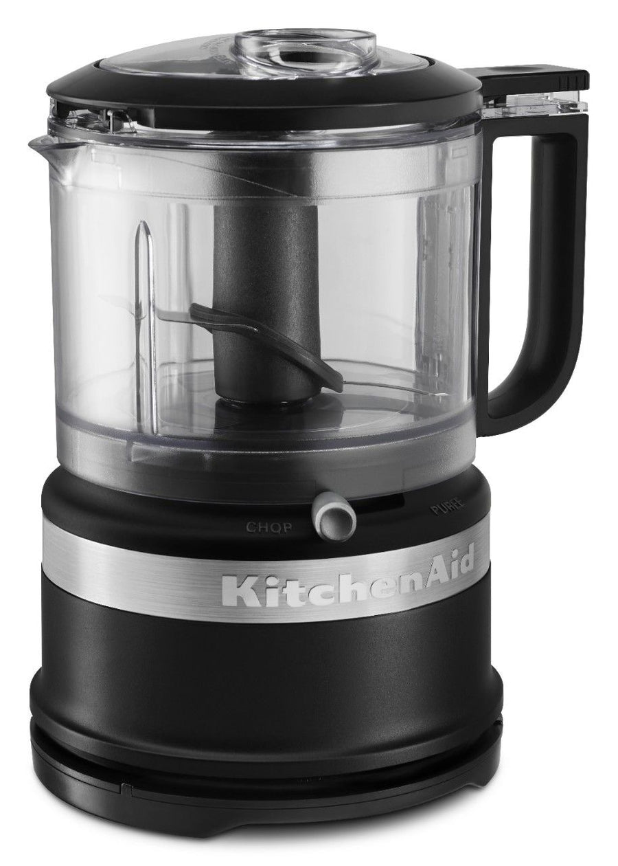 KitchenAid Compact Food Chopper with Dishwasher Safe Parts, Black