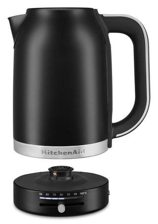 KITCHENAID Electric Kettle with Swivel Base, Matte Black, 1.7-L