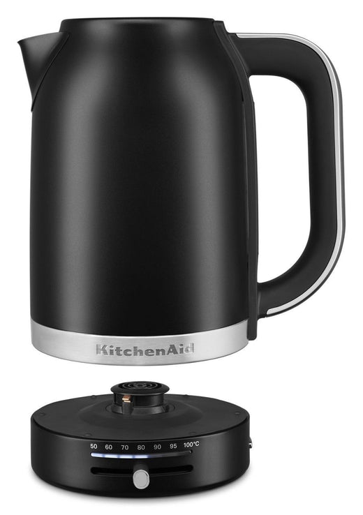 KITCHENAID Electric Kettle with Swivel Base, Matte Black, 1.7-L