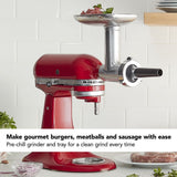 KitchenAid Metal Food Grinder Stand Mixer Attachment image 4
