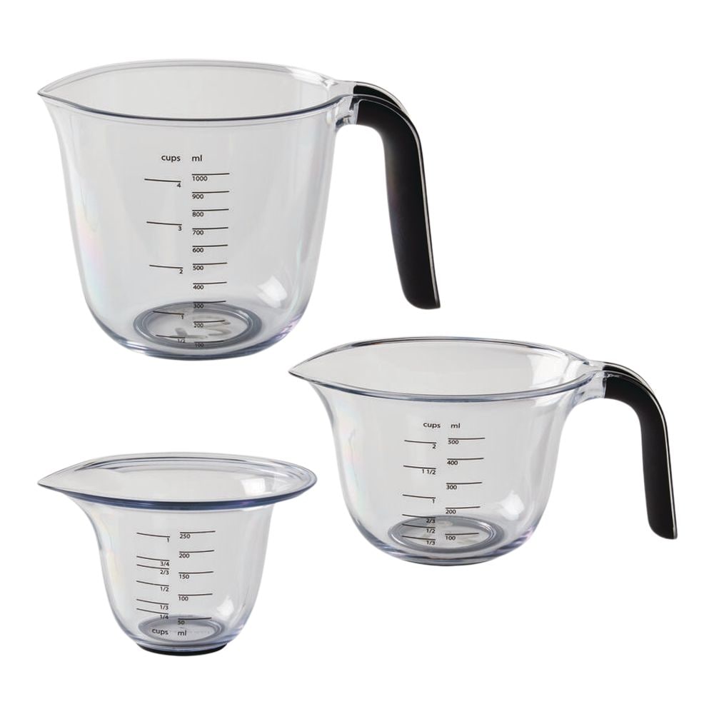 KitchenAid Plastic Measuring Cup Set, 3-pc