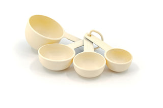 KitchenAid Plastic Measuring Cups, Almond Cream