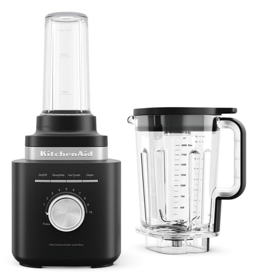 KitchenAid Single Blender with Jar, Precision Control, Black