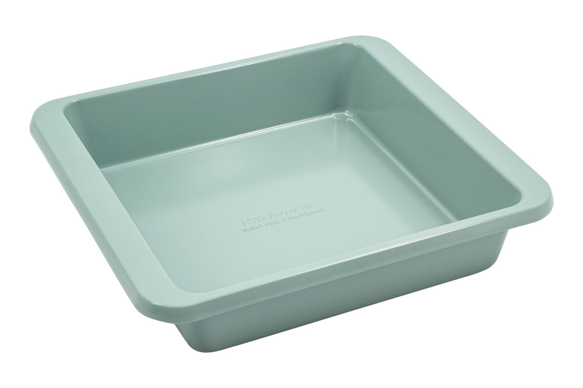 KitchenAid Square Cardamom Non-Stick Steel Cake Pan, 9x9x2-in