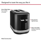 KITCHENAID Toaster with Extra-Wide Slots, Matte Black image 5
