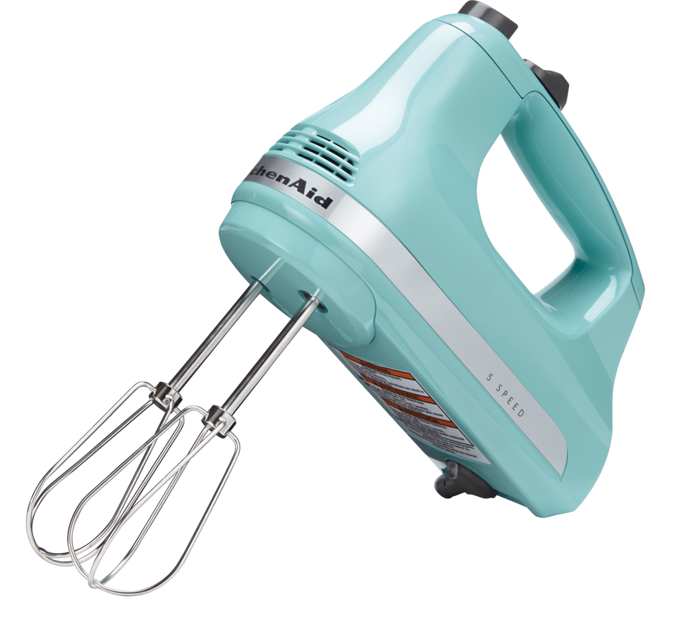 KitchenAid Ultra Power 5-Speeds Hand Mixer with Turbo Beater Aqua Sky