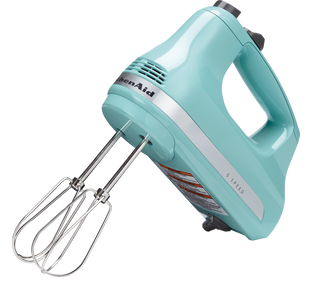 KitchenAid Ultra Power 5-Speeds Hand Mixer with Turbo Beater Aqua Sky