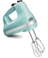 KitchenAid Ultra Power 5-Speeds Hand Mixer with Turbo Beater Aqua Sky image 2