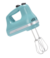 KitchenAid Ultra Power 5-Speeds Hand Mixer with Turbo Beater Aqua Sky image 5