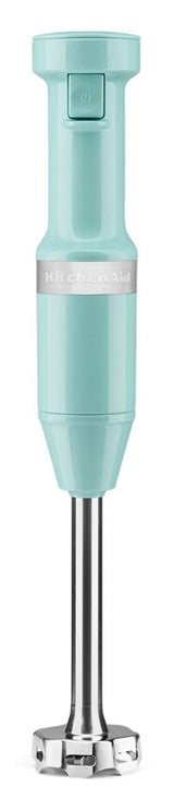 KitchenAid Variable Speed Corded Hand Blender with Blending Jar, Aqua Sky