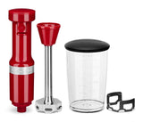 KitchenAid Variable Speed Corded Hand Blender with Blending Jar, Empire Red