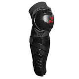 Knapper AK7 Dek Hockey Shin Guards, Black, Assorted Sizes