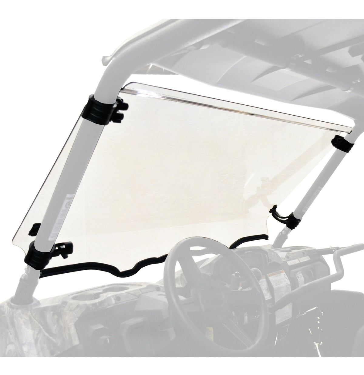 Kolpin 2736 Hard Coated Full-Tilt UTV Windshield for Yamaha Viking