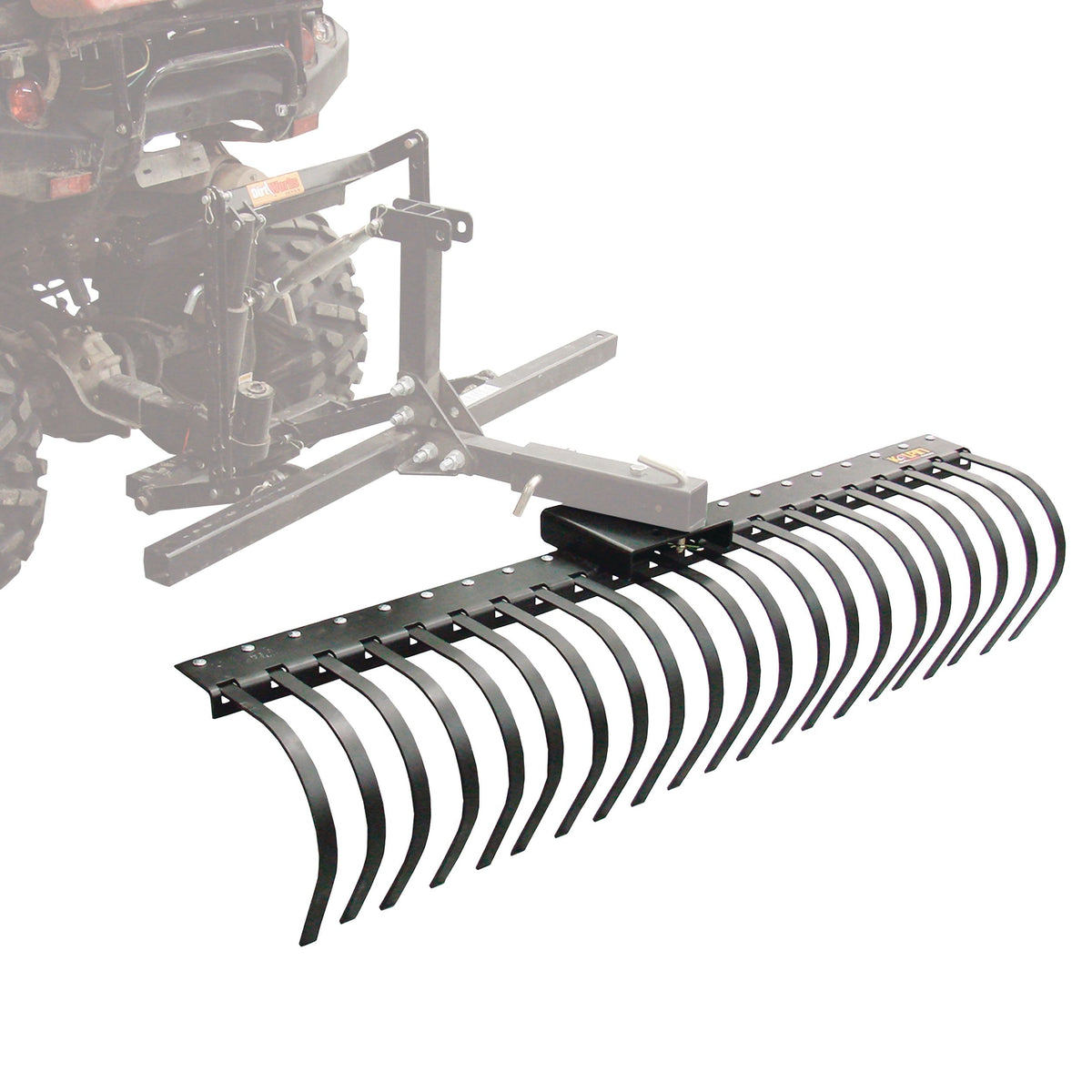 Kolpin ATV/UTV Dirtworks Tool Attachment Landscape Rake, 60-in
