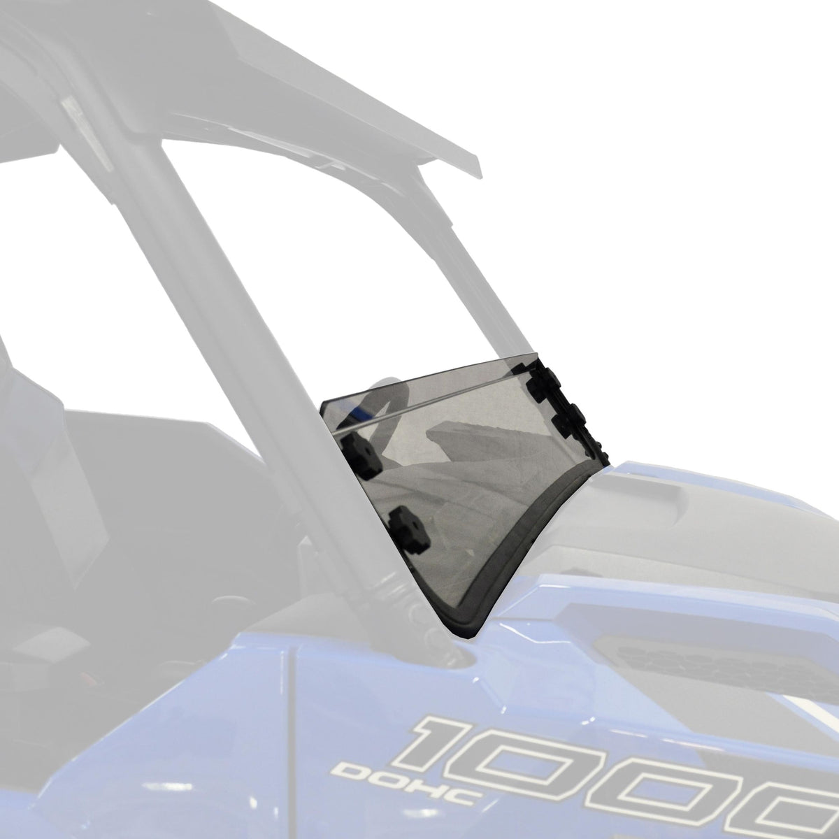 Kolpin Hard Coated Half Fixed Windshield, Polaris Ranger