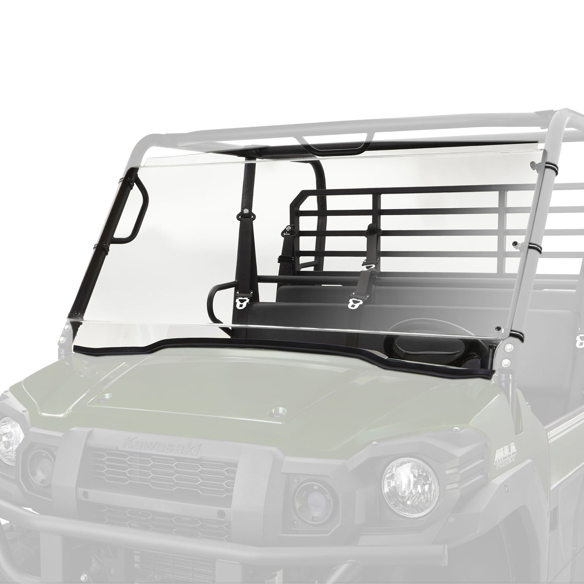 Kolpin Uncoated Full Fixed Windshield, Kawasaki Mule PRO FXT