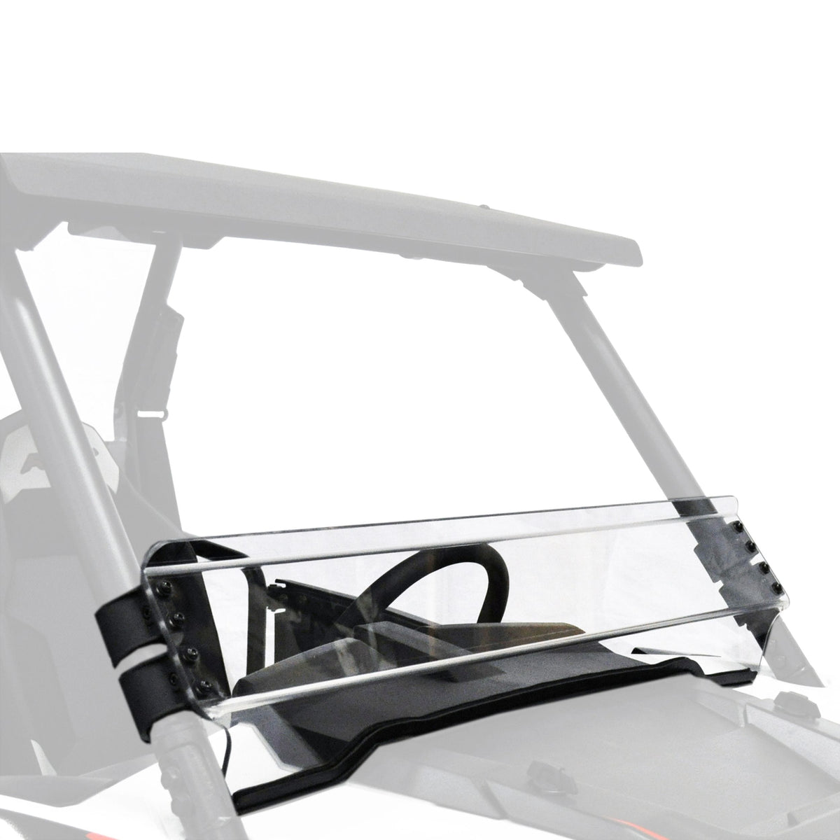 Kolpin Uncoated Half Fixed Windshield, RZR1000