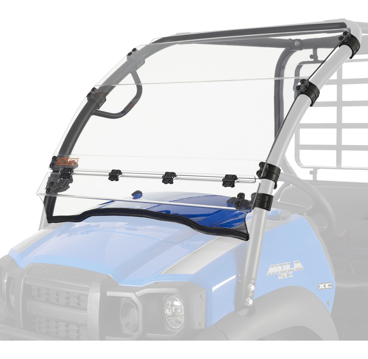 Kolpin UTV Windshield Full-Fold for Kawasaki Mule SX