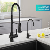 Kraus Britt Commercial Style Pull-Down Single Handle Kitchen Faucet, Matte Black image 5