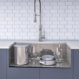 Kraus Kore Undermount Stainless Steel Single Bowl Kitchen Sink with Add-Ons, 27x19x11-in image 2