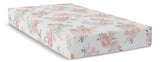Kushies Fitted Percale Crib Sheet, Watercolour Blooms