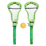 Lacrosse Stick Set, Multi-Coloured, 2-pk, Ages 5+, for Beach/Pool Fun Activities