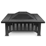Lafayette Square Wood Burning Fire Pit in Black, 34-in image 2