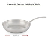Lagostina 3-Ply Clad Commercial Fry Pan, 30-cm image 4