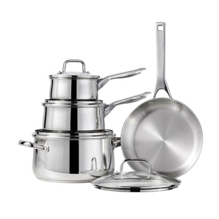 Lagostina Classico Stainless Steel Cookware Set, 8-pc